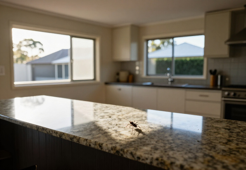Spider-free roof void in Belrose after treatment